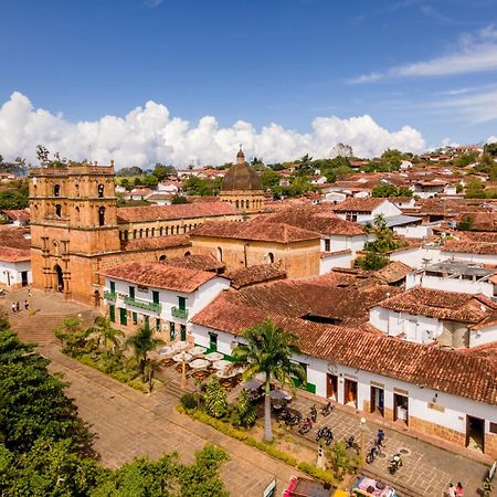 Posada Del Campanario Barichara Exteriör bild