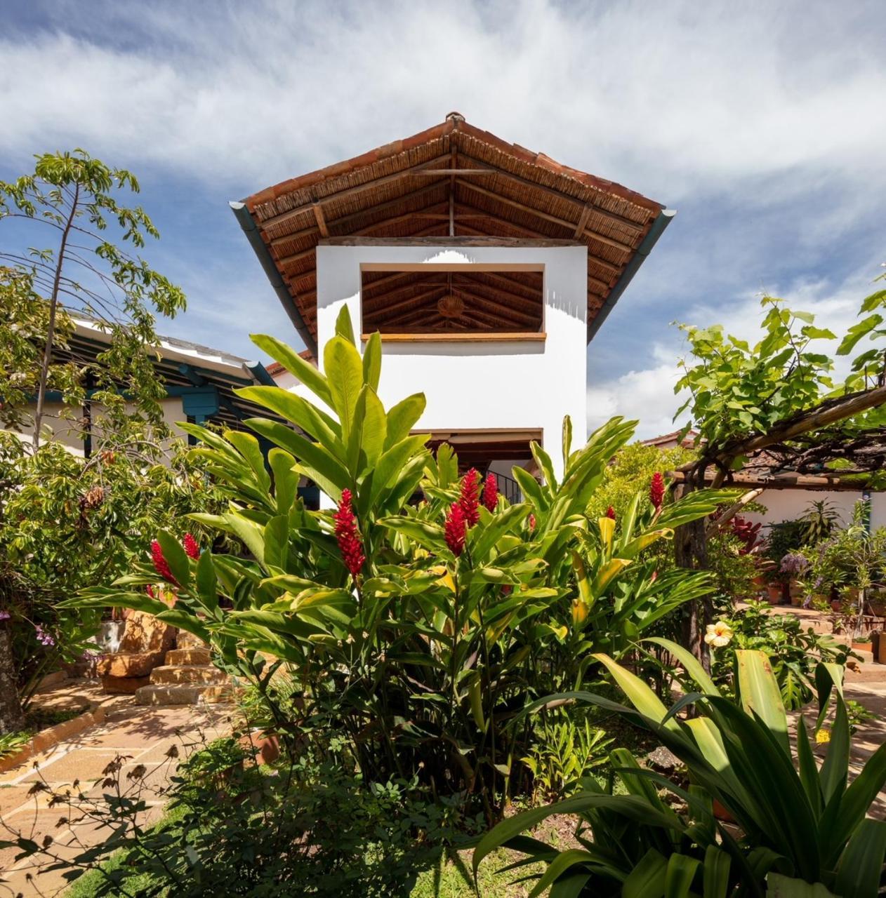 Posada Del Campanario Barichara Exteriör bild