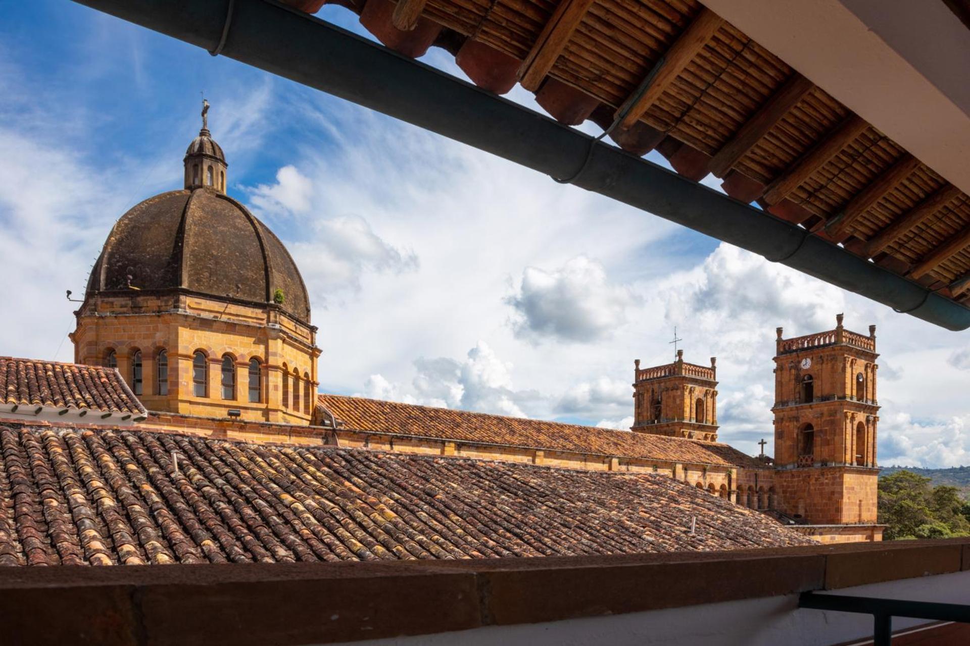 Posada Del Campanario Barichara Exteriör bild